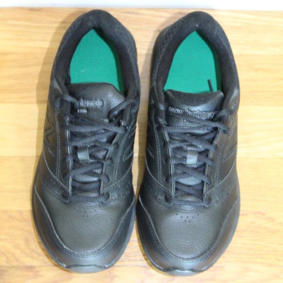 New Balance Black Leather Lace Up Walking Shoes 928V3 Sneakers WW928BK3 Womens 8 - Picture 2 of 11